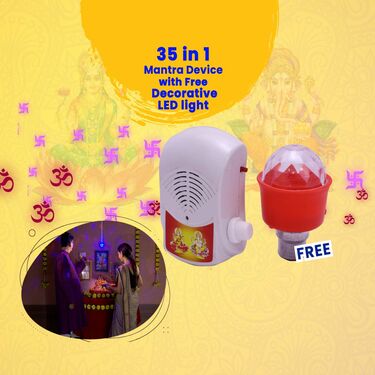 35 in 1 Mantra Device With Free Decorative Led light (MD11)