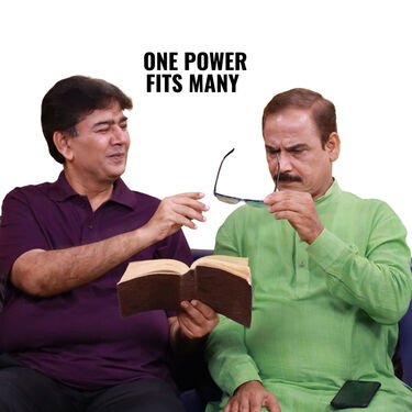 Bifocal Colored Adaptive Power Reading Glasses B1 G2 Free (3BCORG2)