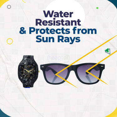 Pack Of 5 Collar T-Shirts With Pocket With 1 Watch + Aluminum Wallet + Sunglass (5PTW4)