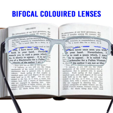 Bifocal Rimless Colored Adaptive Power Reading Glasses - Buy1 Get 1 FREE (BCORG6)