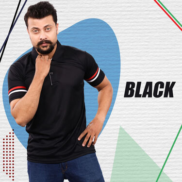 Pack of 5 Designer Collar T-shirts (5PT12)