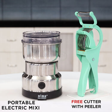 Portable Electric Mixi + FREE Cutter with peeler (EG8)